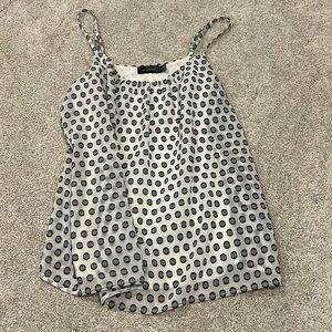 The Limited thank top in the cutest polka dot pattern